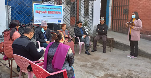 Advocacy Forum - Nepal Hands Over Computers to the Child Correction Home, Bhairahawa