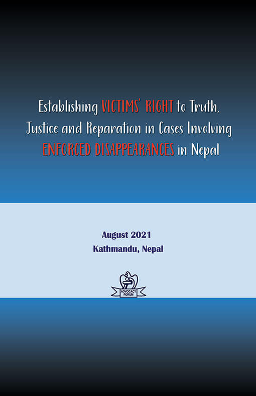 AF published a Handbook on Enforced Disappearances in Nepal